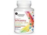 Vitamíny a minerály 120 tabliet ALINESS Vitamíny a minerály 120 tabliet ALINESS
