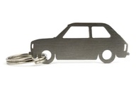 Prívesok na kľúče Fiat 126p Maluch z nehrdzavejúcej ocele Prívesok na kľúče Fiat 126p Maluch z nehrdzavejúcej ocele