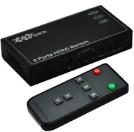HDMI prepínač 3x1 HDR 4K HDCP 2.2 DIAĽKOVÉ! HDMI prepínač 3x1 HDR 4K HDCP 2.2 DIAĽKOVÉ!