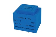 Transformátor PE3828-M-9VA-230V/18V Transformátor PE3828-M-9VA-230V/18V