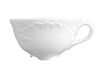 Biely porcelánový pohár Rococo Ćmielów 220ml Biely porcelánový pohár Rococo Ćmielów 220ml