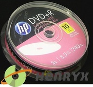 DVD+R 8,5 GB 8X PCS*10 HP DL tlač