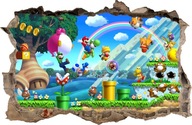 NÁLEPKY NA STENU Otvor MARIO BROS 20 100x65 cm NÁLEPKY NA STENU Otvor MARIO BROS 20 100x65 cm