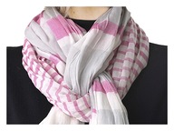 COTTON Scarf WIDE FUCHSIA šál bw10 COTTON Scarf WIDE FUCHSIA šál bw10