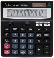 Kancelársky kalkulátor VECTOR CD-2460 Kancelársky kalkulátor VECTOR CD-2460