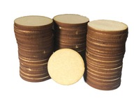Drevený kruh 8,5 cm 100 ks Drevený kruh 8,5 cm 100 ks