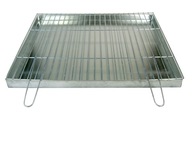 Rošt 70x60cm fi 4mm + Popolník - sklopné madlá Rošt 70x60cm fi 4mm + Popolník - sklopné madlá