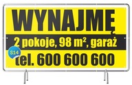 Solid Banner 2x1m DOM/Pozemok/Byt na prenájom Solid Banner 2x1m DOM/Pozemok/Byt na prenájom