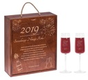 KRABIČKA + LAMPY šampanské GRAVÍROVANIE nový rok DARČEK