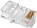 RJ45 sieťová zástrčka pre internet LAN 8p8c 50ks 0420