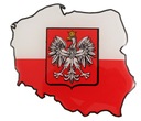 NÁLEPKA ZNAK ŽIVOICE POĽSKO + ZNAK PL