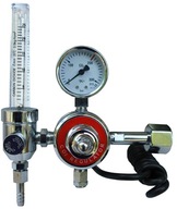 Argonový regulátor CO2 s ohrievačom a rotametrom sp
