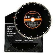 DIAMANTOVÁ ČEPEĽ 230x2,6mm TURBO PRE KAMEŇ GRES