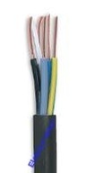 YKY medený uzemňovací kábel 4x6 0,6/1V, 5 m úsek