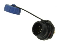 ZÁSTRČKA 9 pinová 0,75mm2 3A 125V IP68 Weipu ZÁSTRČKA 9 pinová 0,75mm2 3A 125V IP68 Weipu