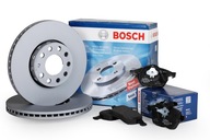 BOSCH Doštičky Predné Kotúče VW POLO 9R 256mm