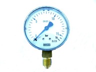 MANOMETER 0-16 bar 1/4 meranie tlaku WIKA 63m MANOMETER 0-16 bar 1/4 meranie tlaku WIKA 63m