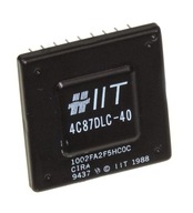CPU IIT 4C87DLC-40 68-PIN PGA 40 MHz