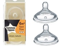 Tommee Tippee cumlík na fľašu 6m+, 2 ks Tommee Tippee cumlík na fľašu 6m+, 2 ks