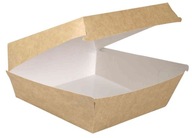 Papierová krabička na burger 12x12x7cm 10ks