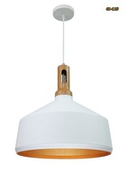 Závesná lampa z bieleho zlata moderný luster