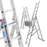 KRAUSE 3x7 hliníkový rebrík na SCHODY rob. 5,10 m