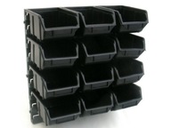 Sada mini kontajnerov Ecobox + doska Čierna Sada mini kontajnerov Ecobox + doska Čierna