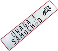 Informačná výstražná tabuľa - Attention Car Informačná výstražná tabuľa - Attention Car