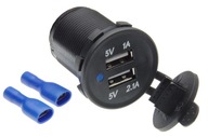ZÁSUVKA ZAPAĽOVAČA 2 x USB 3.1A 12V 24V NABÍJAČKA ZÁSUVKA ZAPAĽOVAČA 2 x USB 3.1A 12V 24V NABÍJAČKA