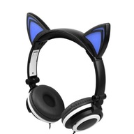 SKLADACIE SLÚCHADLÁ CAT EAR, LED PODSVIETENIE SKLADACIE SLÚCHADLÁ CAT EAR, LED PODSVIETENIE