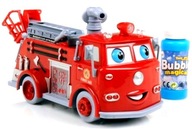 auto FIRE BRITAIN BUBBLE TRUCK vyrába mydlové bubliny auto FIRE BRITAIN BUBBLE TRUCK vyrába mydlové bubliny