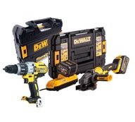 Brúska 125mm 18V príklepový skrutkovač DeWalt DCG414T2 + DCD996N batéria Brúska 125mm 18V príklepový skrutkovač DeWalt DCG414T2 + DCD996N batéria