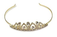 Tiara Gold Plated Tiara Jablonex Svadobná čelenka Kiara Tiara Gold Plated Tiara Jablonex Svadobná čelenka Kiara