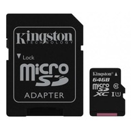 Pamäťová karta KINGSTON 64GB SDXC micro SD CL10 UHS