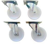 Koliesko Koliesko Koliesko 4 ks 80 mm polyamidové kolieska biele Koliesko Koliesko Koliesko 4 ks 80 mm polyamidové kolieska biele