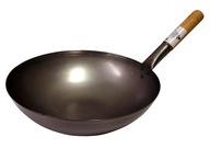 WOK UHLÍKOVÁ OCEL priemer 35cm - Zaoblené