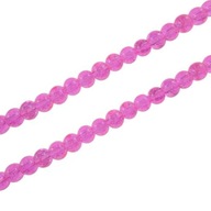 Ružové praskajúce perly 6mm 30ks