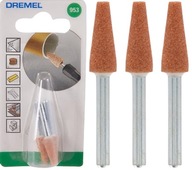 3 kusy BRÚSNY KAMEŇ 6,4 MM (953) DREMEL 3 kusy BRÚSNY KAMEŇ 6,4 MM (953) DREMEL