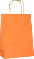 Papierová taška oranžová 18x8x22,5 180x80x225