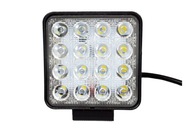 Pracovná lampa 16 LED 48W 12-24V Halogénový vyhľadávač Pracovná lampa 16 LED 48W 12-24V Halogénový vyhľadávač