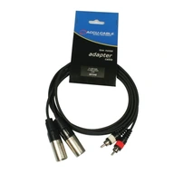 2 x RCA (cinch) 2 x XLR samec 1,5 m 1,5 metra 2 x RCA (cinch) 2 x XLR samec 1,5 m 1,5 metra