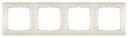 Berker/B.Kwadrat Quadruple frame cream 5310148982