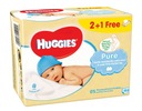 HUGGIES Čisté vlhčené obrúsky 3x56 kusov