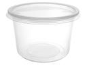 Okrúhle NÁDOBY šalát 500ml W1 šalát 50 ks.