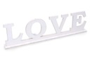 Drevený nápis LOVE 36cmx9,5cm svadobná dekorácia