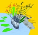 Jednoradové vrecko na výsadbu vodných rastlín