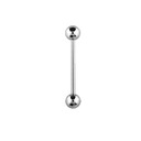 Titánový piercing do jazyka G23 - dĺžka 16 mm