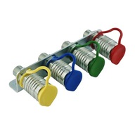4x HYDRAULICKÁ RÝCHLOSPOJKA ZÁSUVKA 22 + DRŽ 4x HYDRAULICKÁ RÝCHLOSPOJKA ZÁSUVKA 22 + DRŽ
