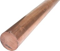 Medená valčeková tyč, medená fi22, dĺžka 10cm