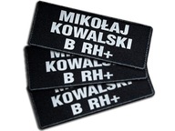 Reflexný znak BEZPLATNÝ TEXT Nášivka na suchý zips Reflexný znak BEZPLATNÝ TEXT Nášivka na suchý zips